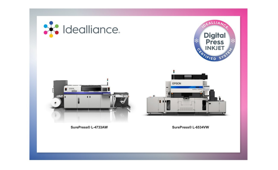 Epson SurePress Models Earn Idealliance Digital Press System Certification