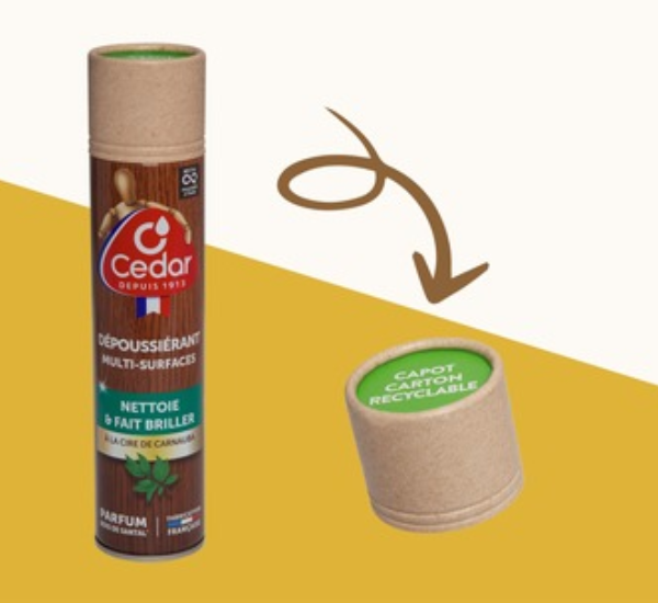 Koehler Paper Creates Aerosol Can Cap Using 100% Cardboard and Paper