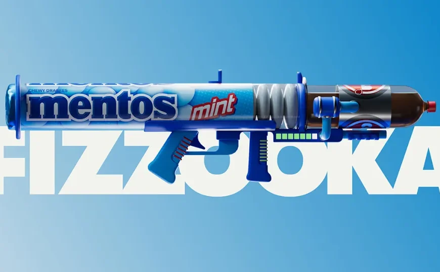 Mentos Blasts Into Fortnite With The ‘Fizzooka’