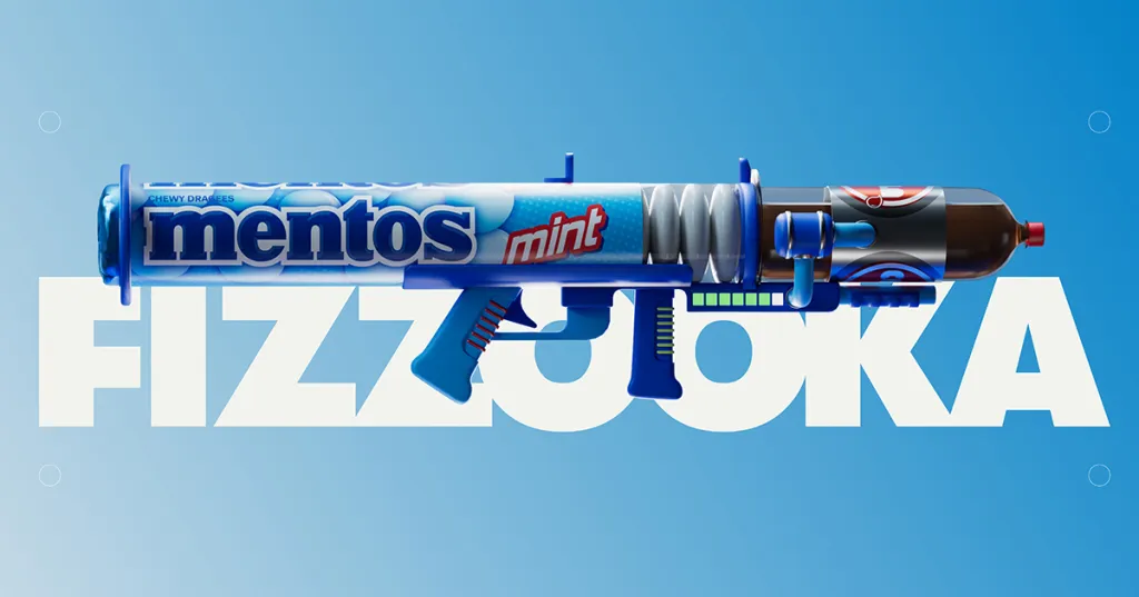Mentos Blasts Into Fortnite With The ‘Fizzooka’
