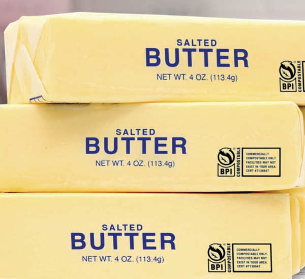 Novolex® Earns BPI Certification and FPA Gold Award for Compostable Butter Wrap