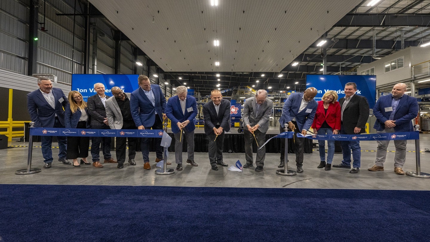 Republic Services and Blue Polymers open new plastics recycling complex in US