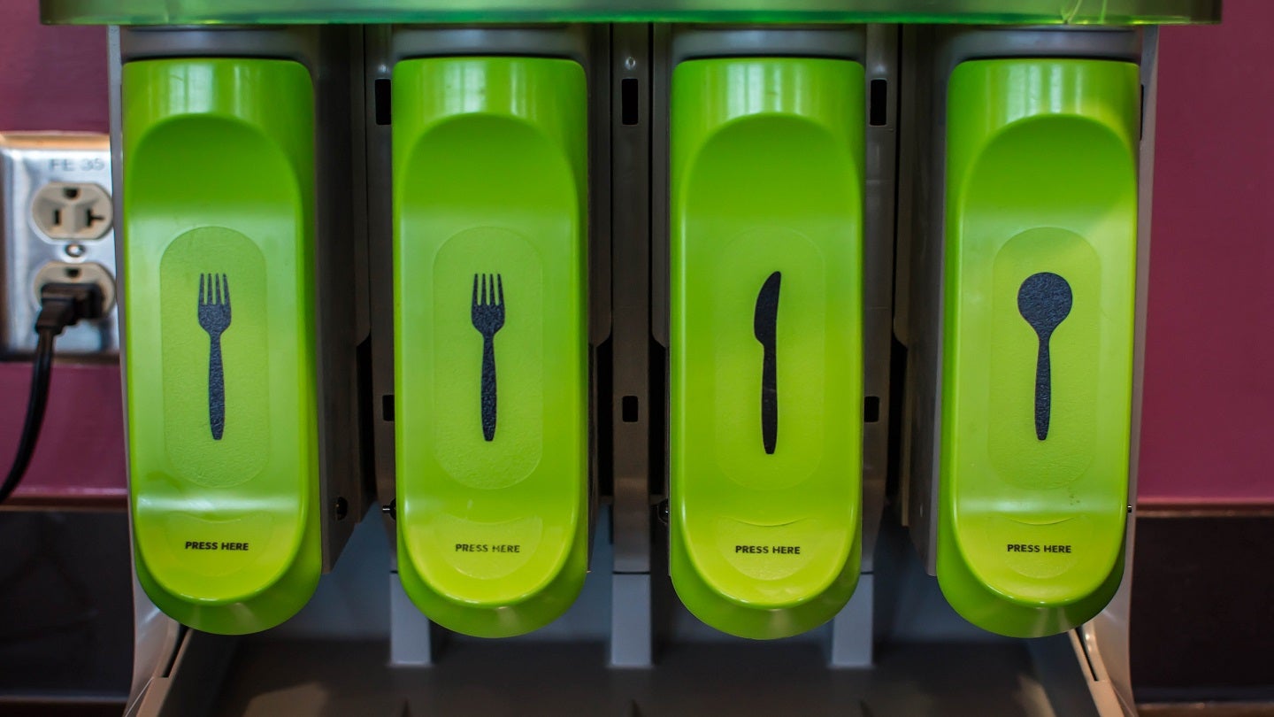 Better Earth introduces new touchless pressed fibre cutlery dispenser