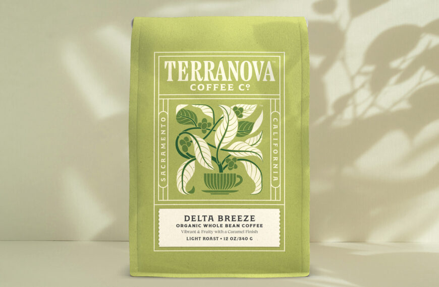 Terranova Coffee’s Artfully Grounded Packaging