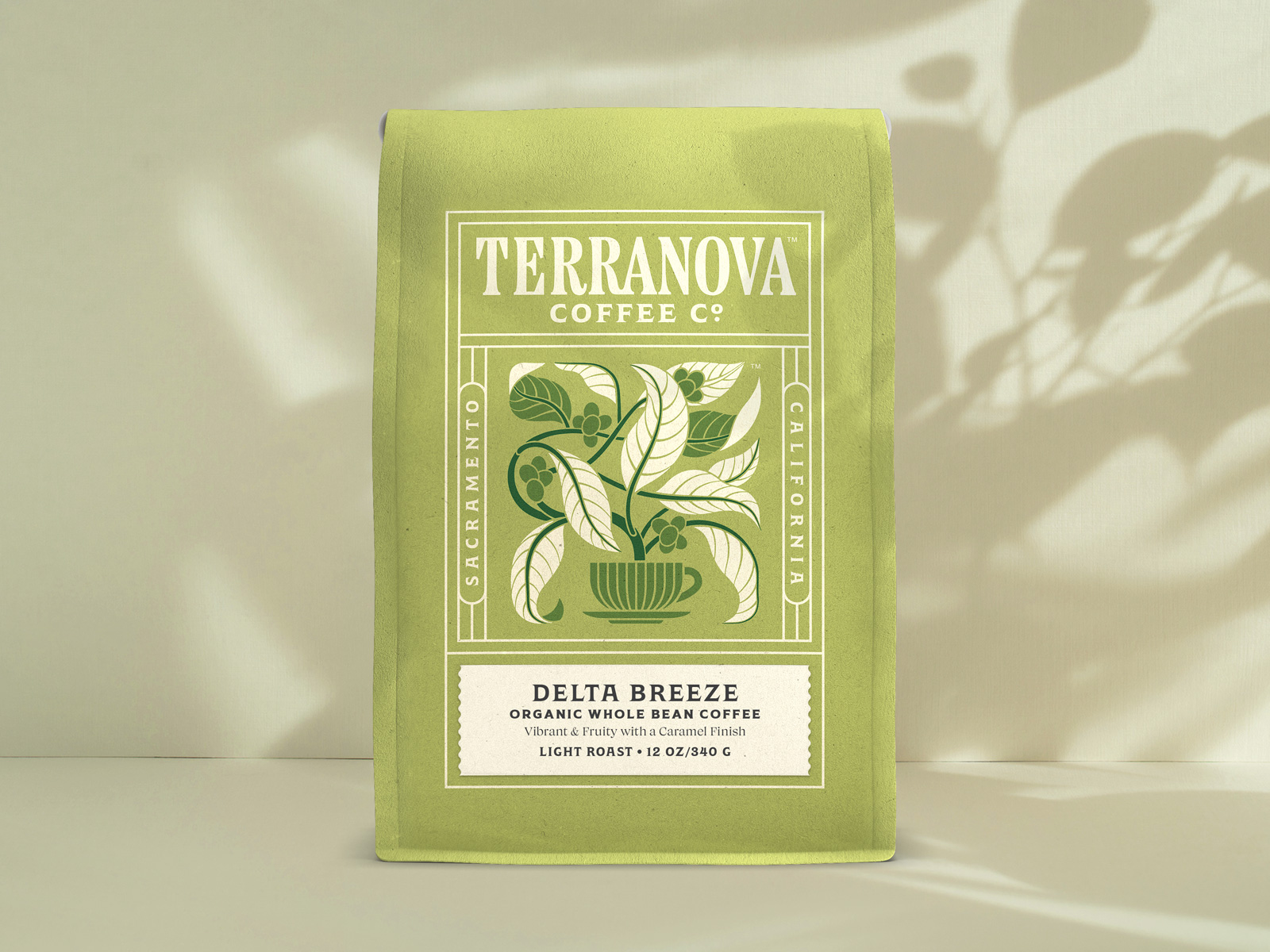 Terranova Coffee’s Artfully Grounded Packaging