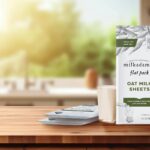 Milkadamia Flat Packs Reduce Packaging Waste and Carbon Emissions With DIY Oat Milk Sheets
