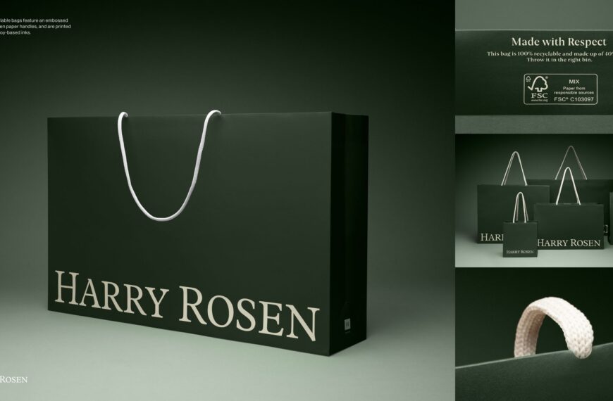 Tailored Details and Thoughtful Design For Harry Rosen’s Packaging