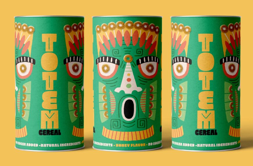 The Totem Cereal Tube Doubles as a Toy or Storage Container
