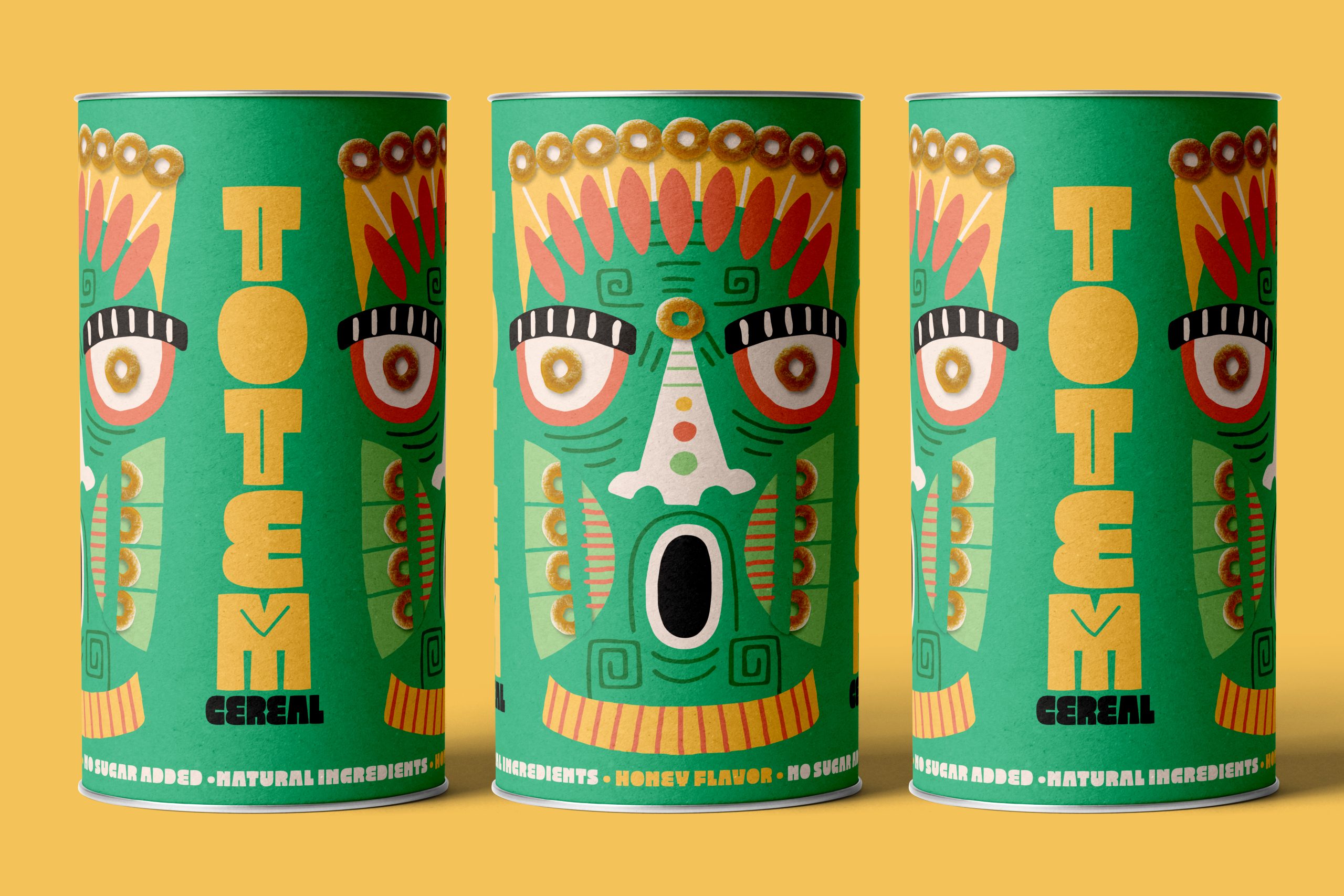 The Totem Cereal Tube Doubles as a Toy or Storage Container