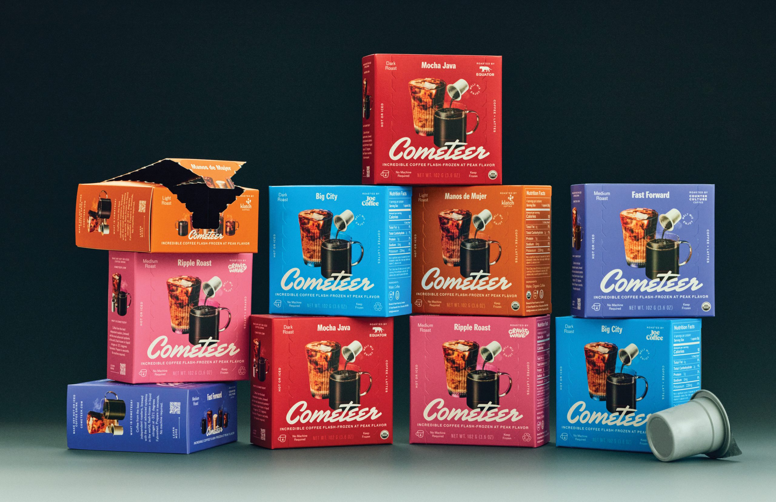 Cometeer’s Coffee Packaging Lands in the Freezer Aisle