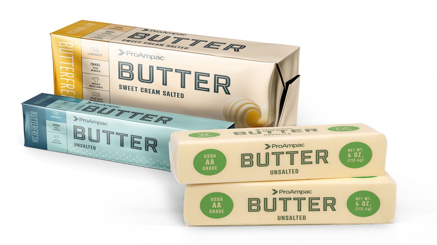 ProAmpac unveils advanced butter wraps for dairy packaging