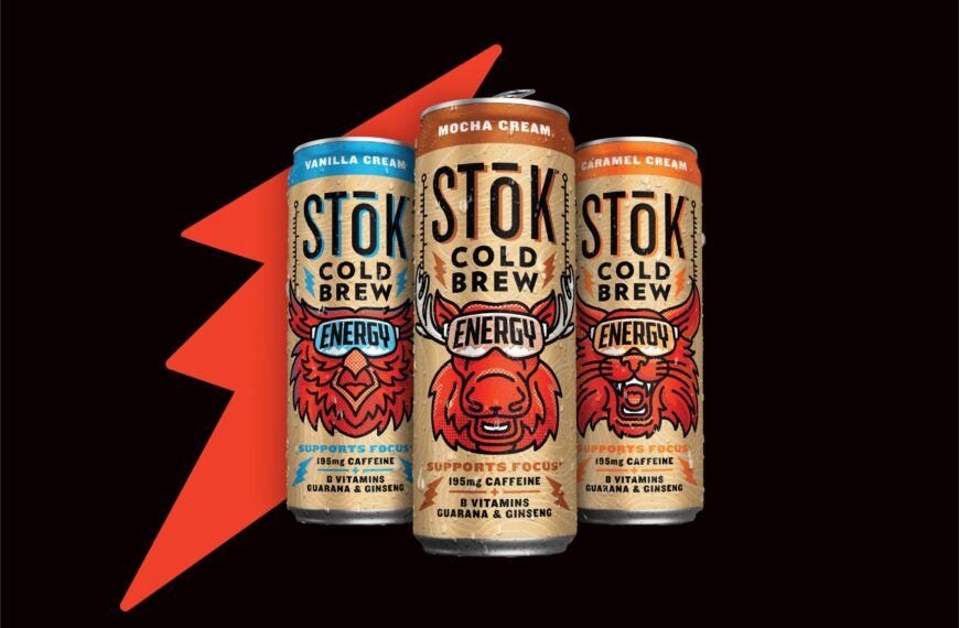 Stok’s Energy Cold Brew Delivers a Jolt with Tattoo-Inspired Packaging