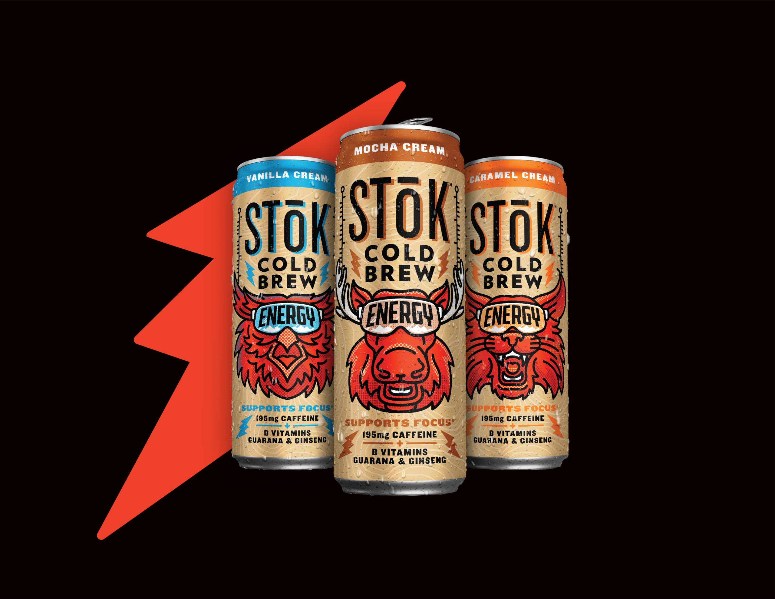 Stok’s Energy Cold Brew Delivers a Jolt with Tattoo-Inspired Packaging