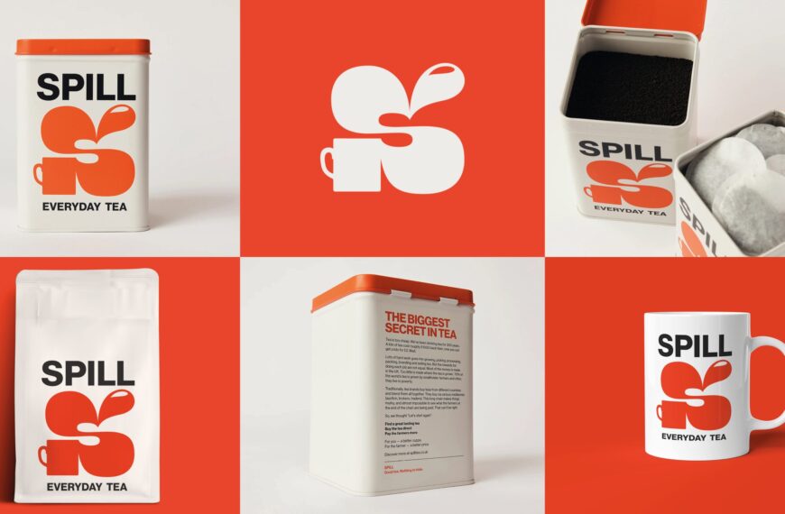 Hey! What? Serves Up Bold Packaging for Tea Brand Spill
