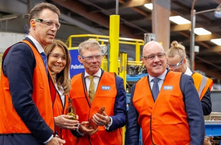 Visy achieves 70% recycled glass in New Zealand bottles and jars