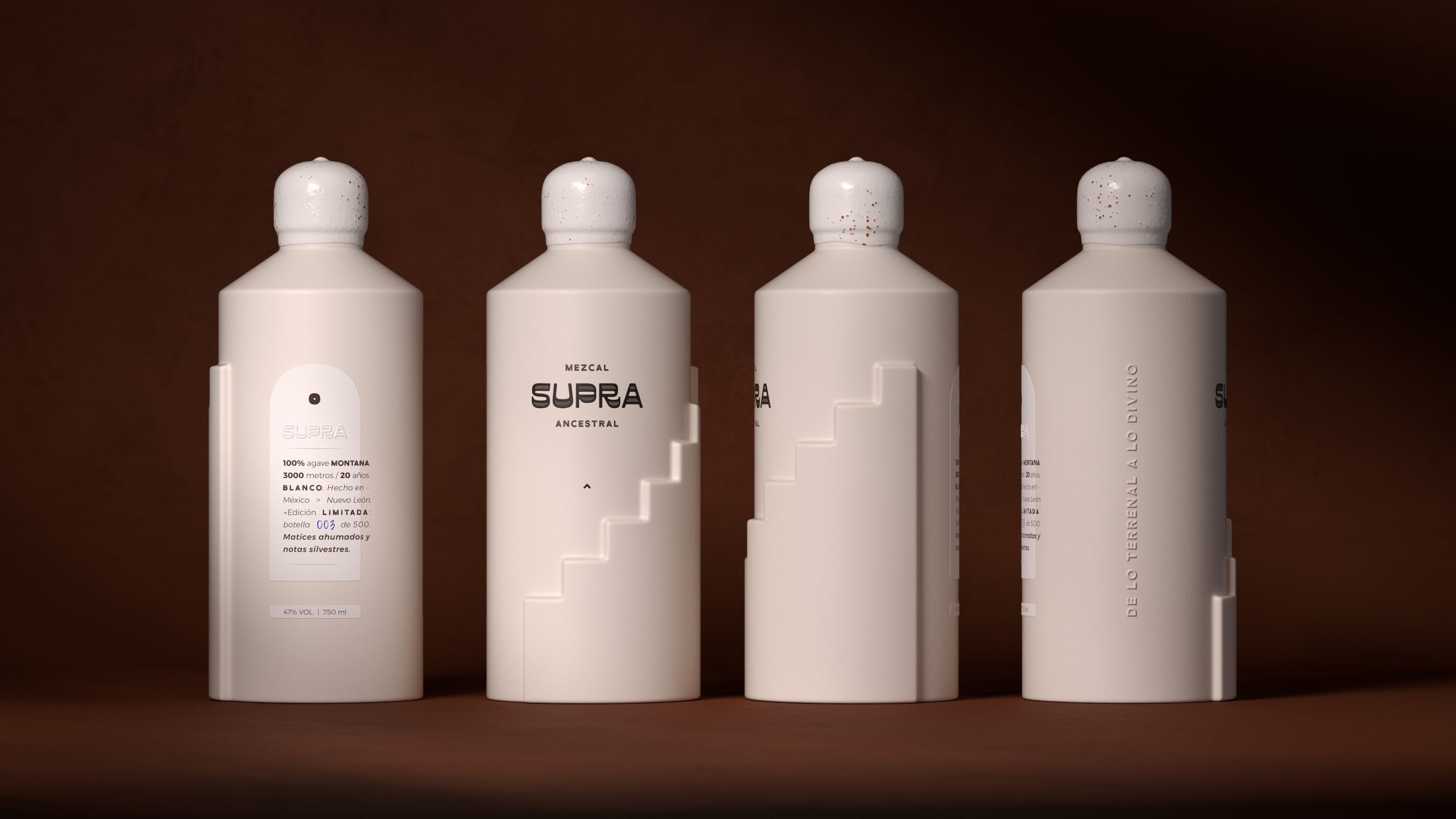 Supra Turns Ancient Architecture Into a Minimalist Mezcal Bottle