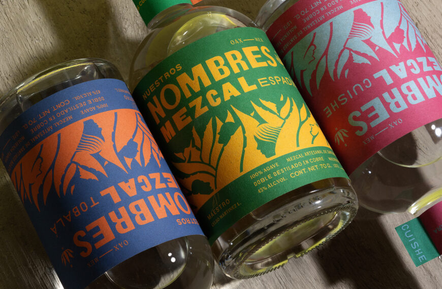 Nuestros Nombres Mezcal Offers a Lesson In Color Blocking