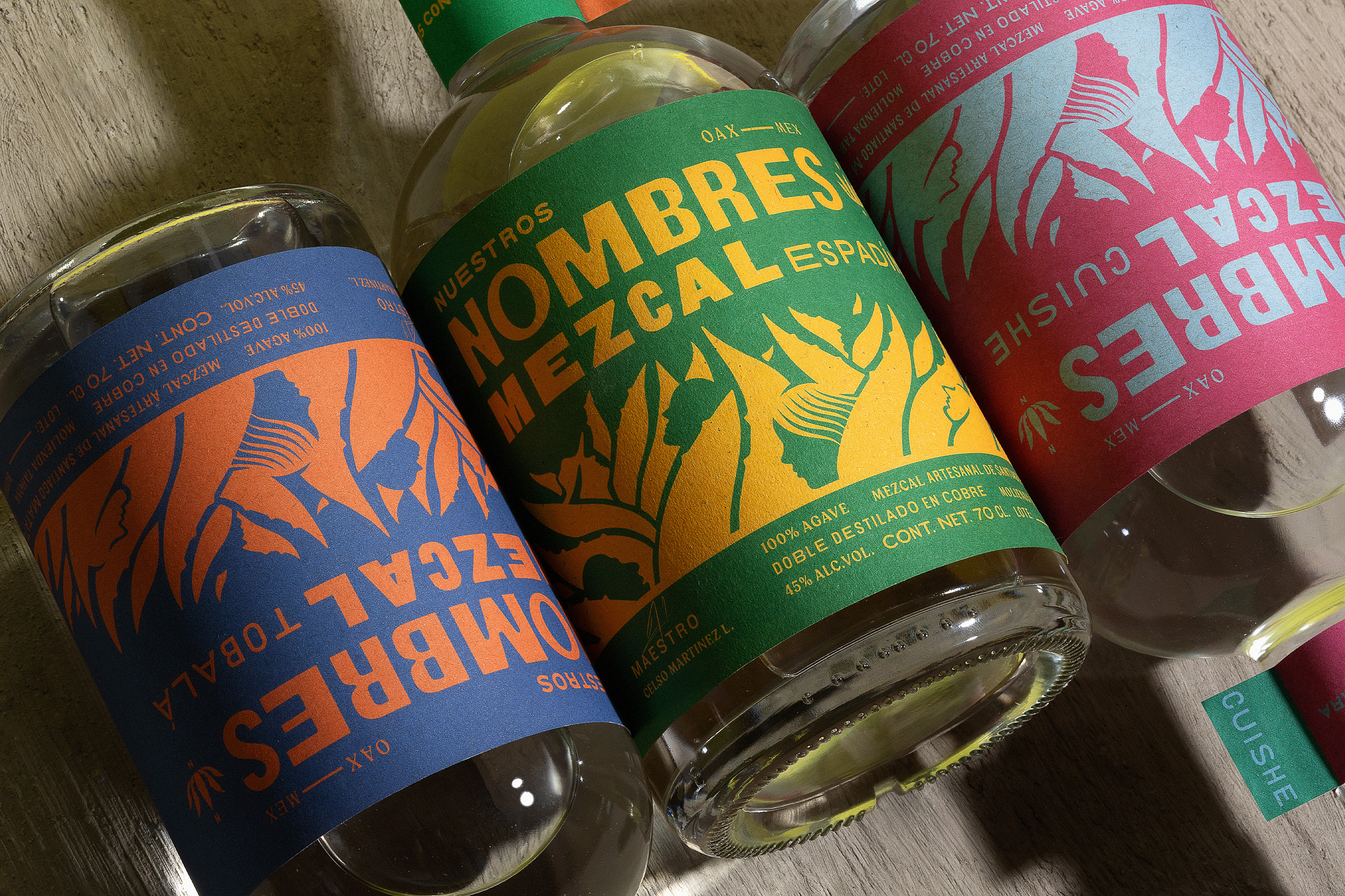 Nuestros Nombres Mezcal Offers a Lesson In Color Blocking