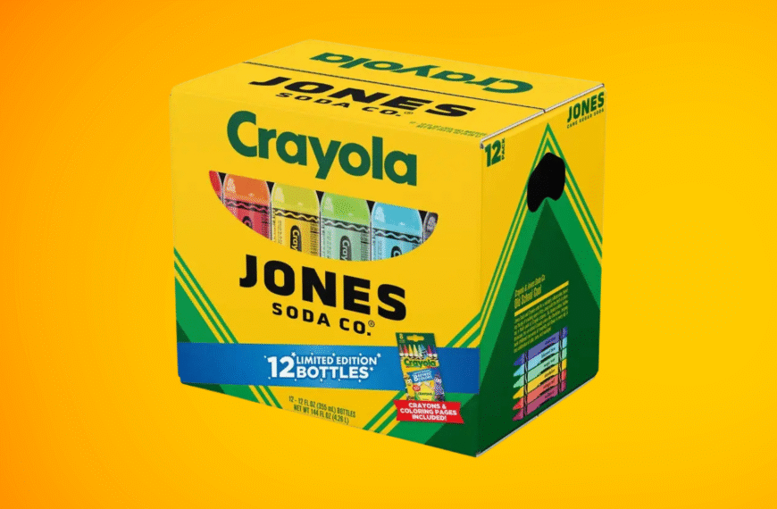 Color Your Cooler With Jones Soda’s Crayola Collab