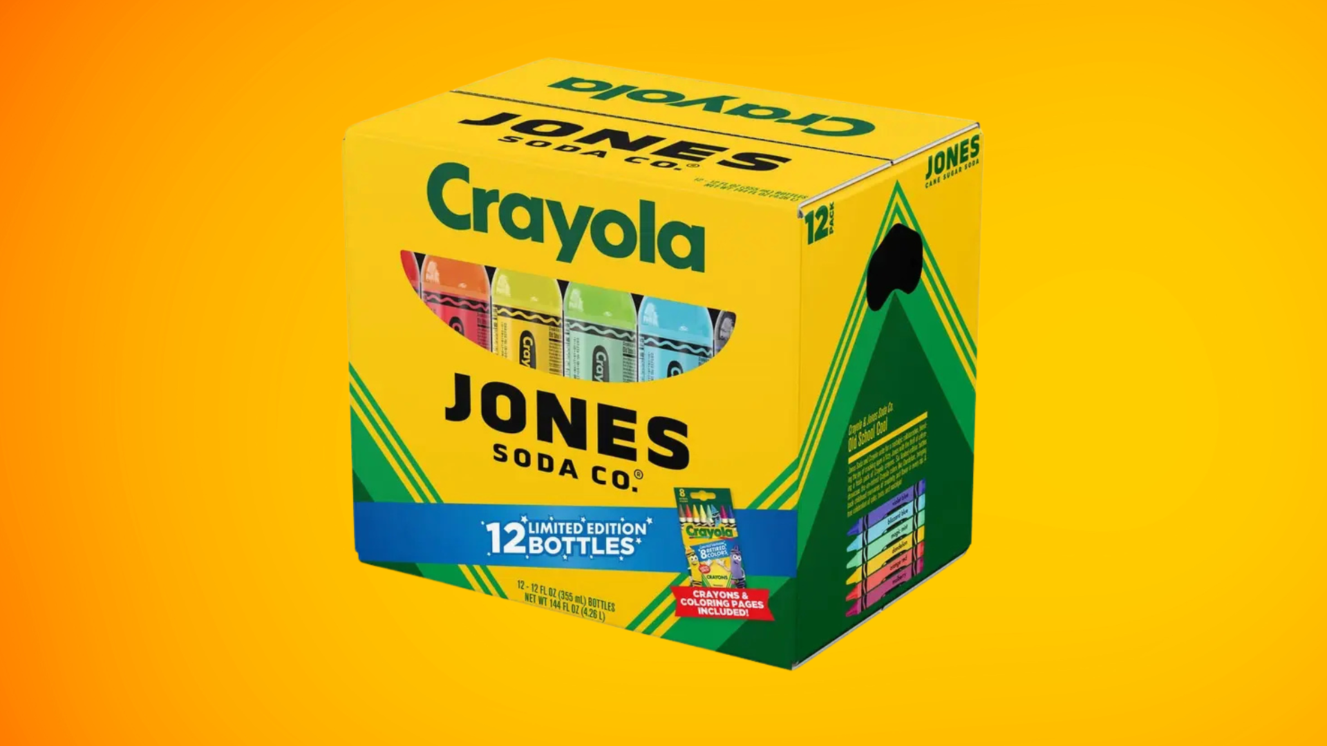 Color Your Cooler With Jones Soda’s Crayola Collab