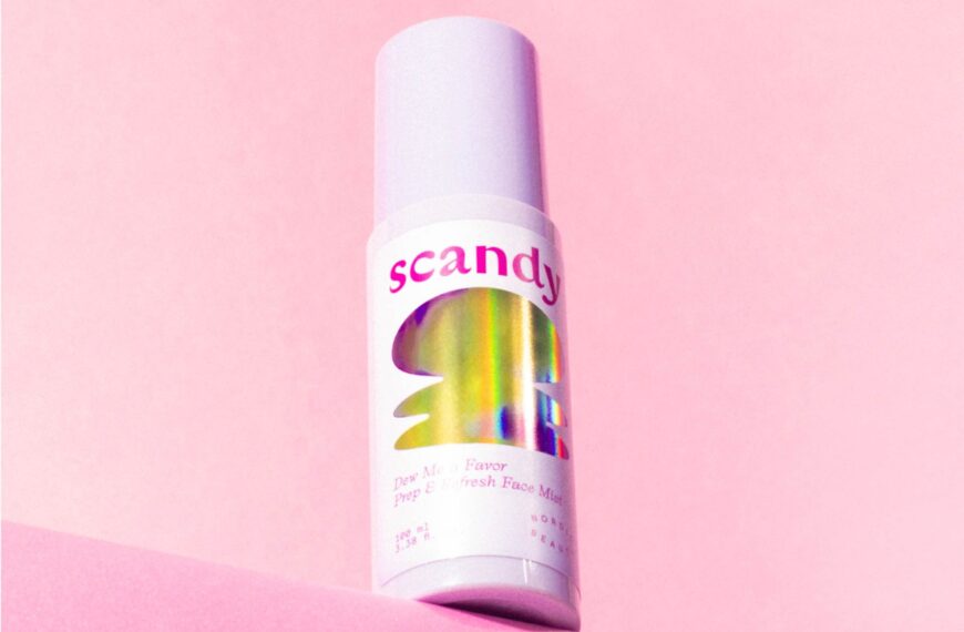 Scandy Skincare Leans Into Iridescent Minimalism