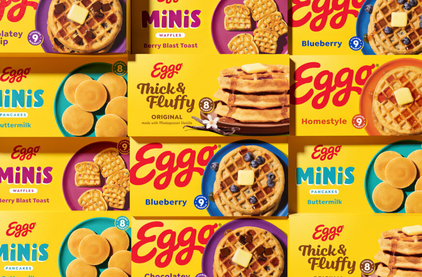 Eggo Leggos Its Old Brand Identity With A Refresh By Design B&B