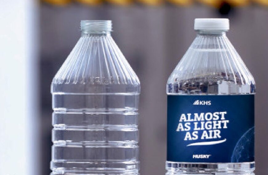 KHS and Husky unveil 30% lighter PET bottle 