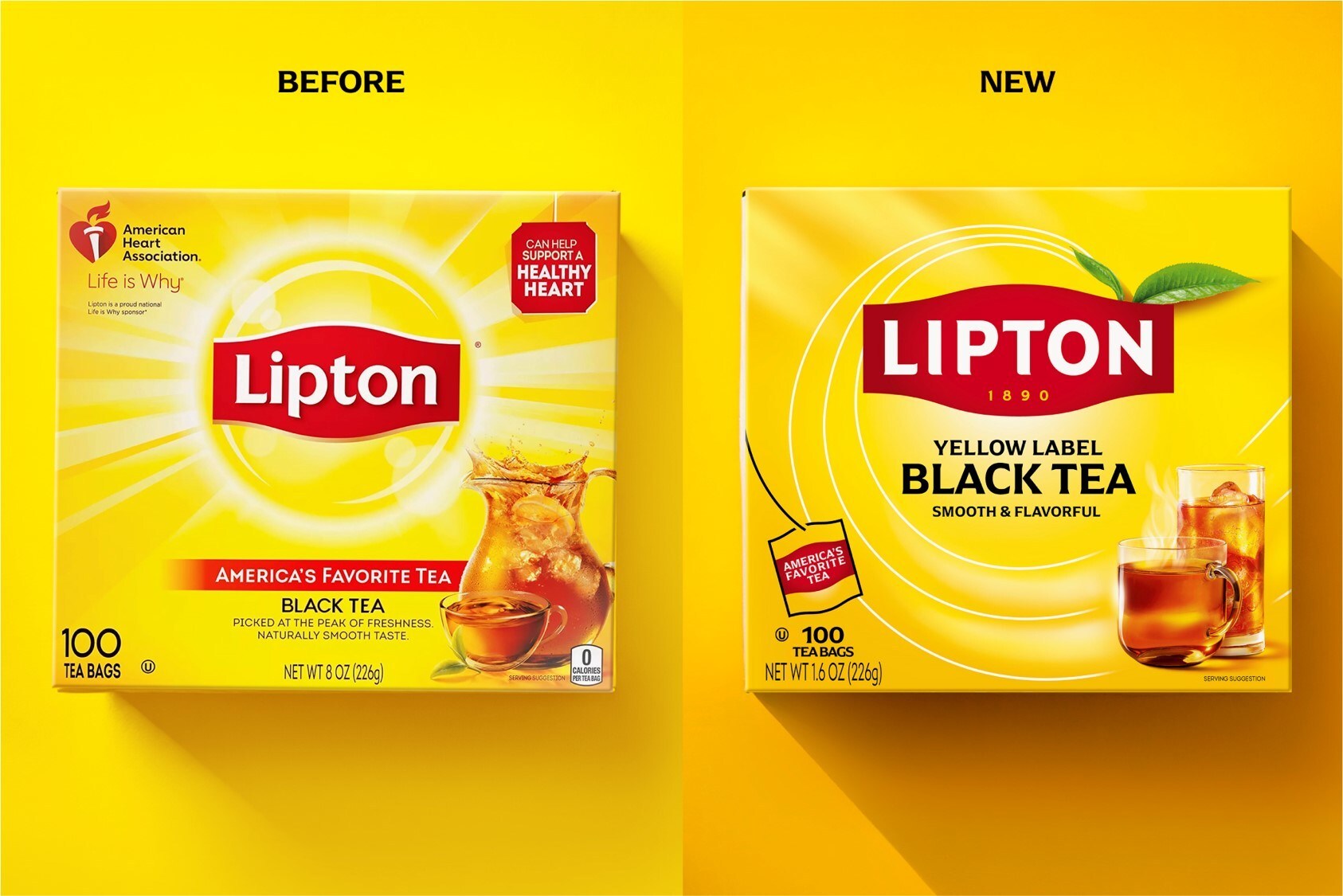 Tea Time: Lipton Unveils Redesign Steeped in the Brand’s Legacy