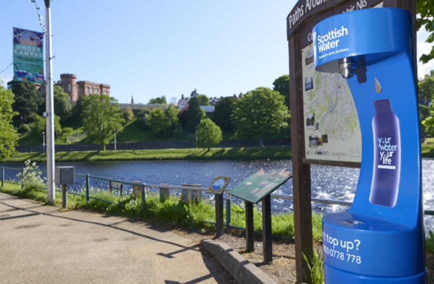 Scottish Water’s Top Up Taps prevent use of 15 million plastic bottles