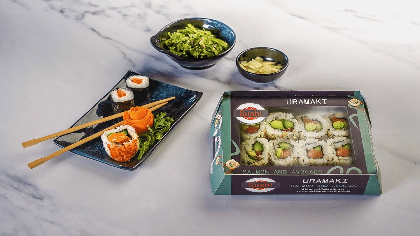 Graphic Packaging unveils paperboard sushi packaging