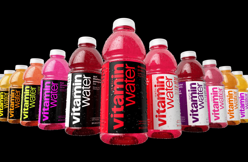 Vitaminwater Receives a Refreshingly Bold Redesign Courtesy of forpeople