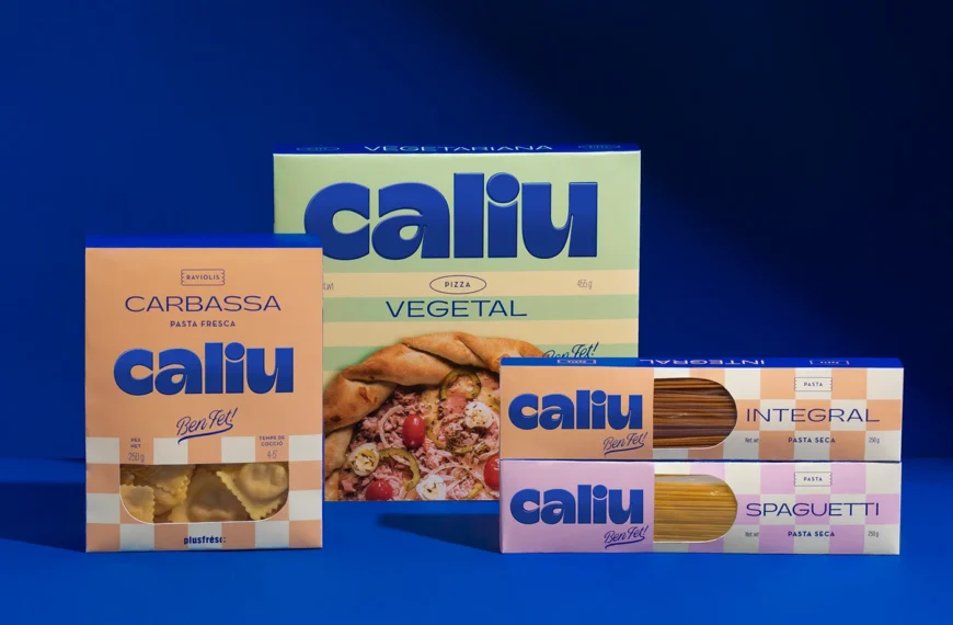 Caliu Sets the Table With Checkerboard Pattern