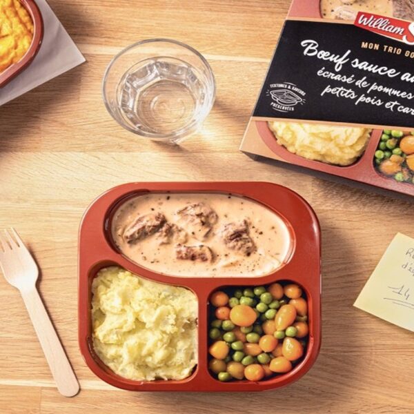 Amcor and Cofigeo create sustainable multi-compartment meal tray