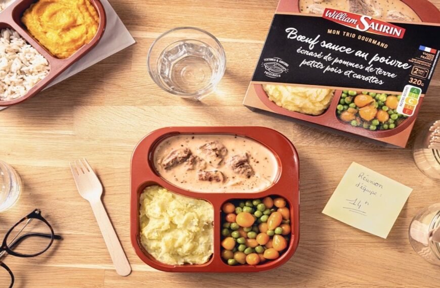 Amcor and Cofigeo create sustainable multi-compartment meal tray