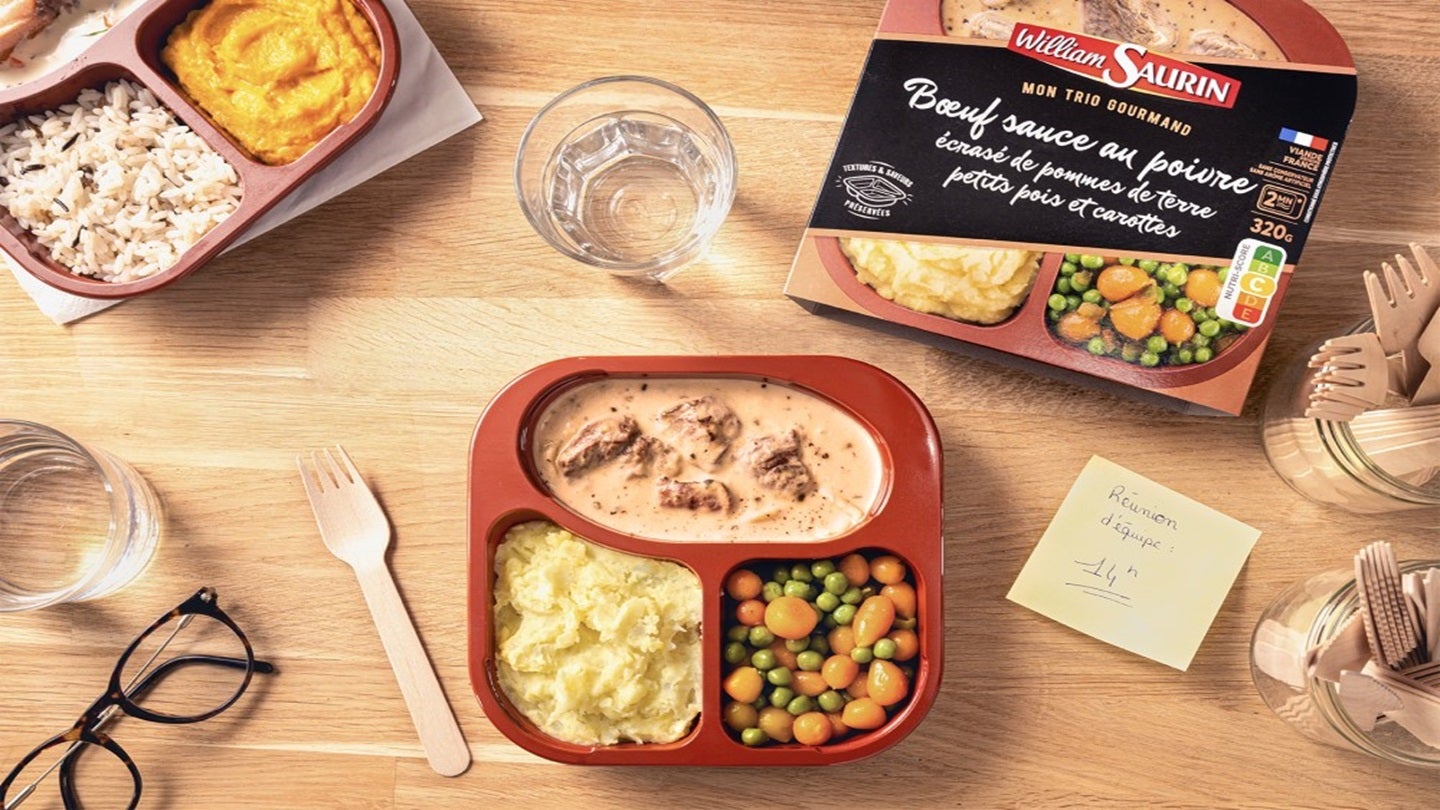 Amcor and Cofigeo create sustainable multi-compartment meal tray