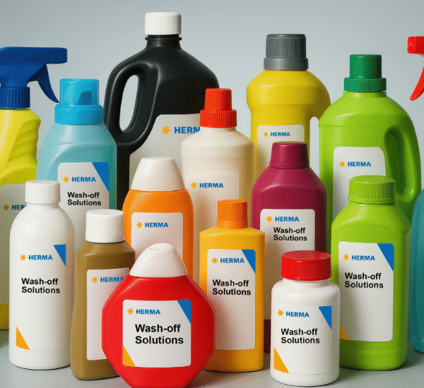HERMA Develops Wash-Off Self-Adhesive Labels for HDPE Packaging