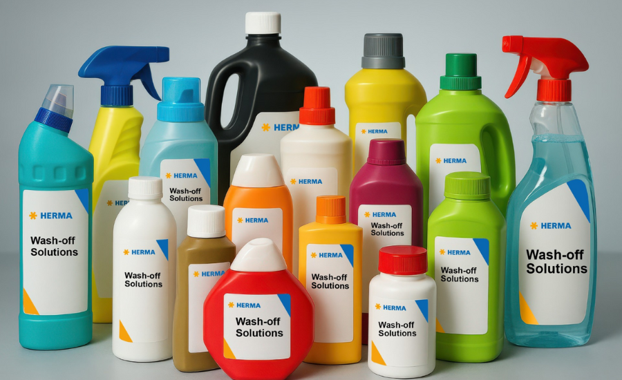 HERMA Develops Wash-Off Self-Adhesive Labels for HDPE Packaging