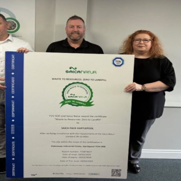 Saica Group’s Hartlepool plant in UK earns Zero to Landfill Certificate