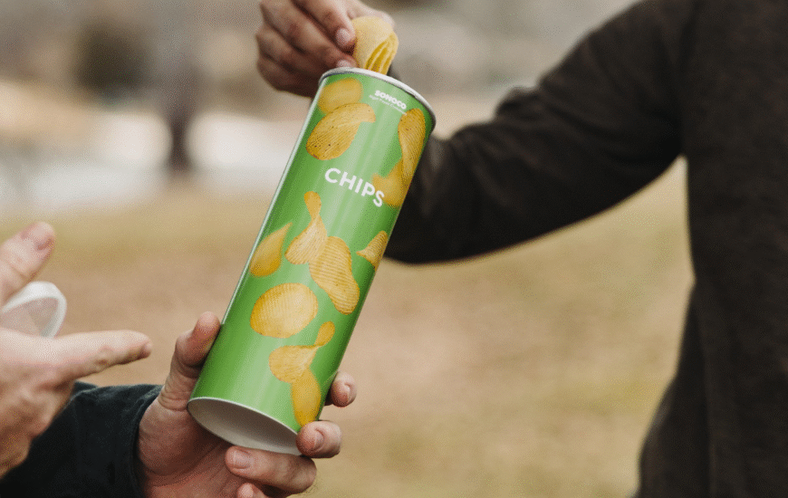 Sonoco Unveils New Paper Can with Paper Bottom in North America