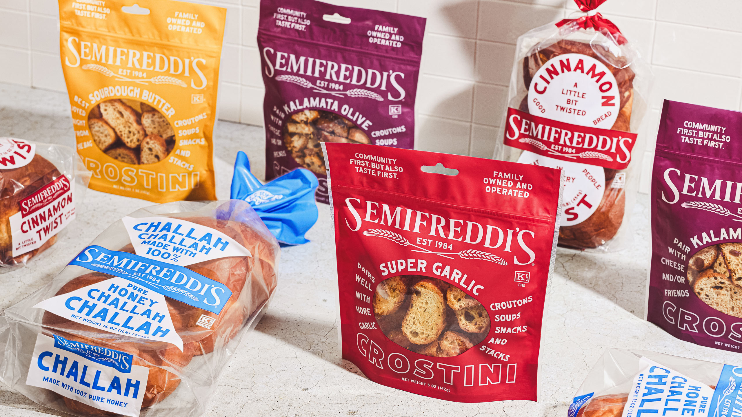 Stout Design’s Fresh Baked Branding for Semifreddi’s