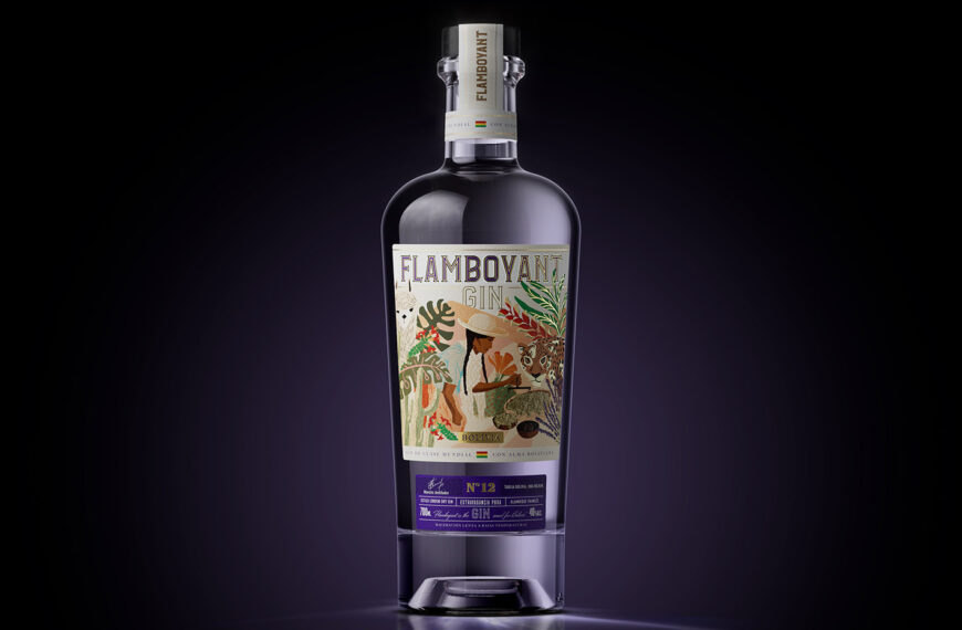 Flamboyant Gin Goes Maximalist with Glow-in-the-Dark Storytelling
