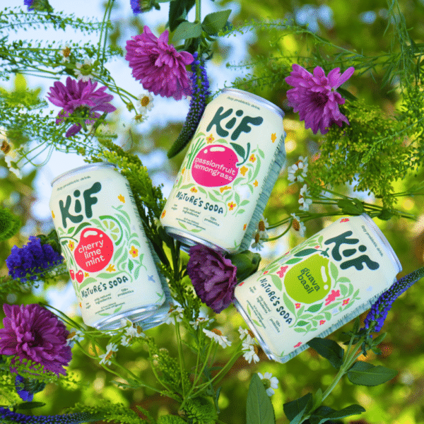 Kif’s Playful Cans Turn Your Probiotic Fix Into a Backyard Garden Party