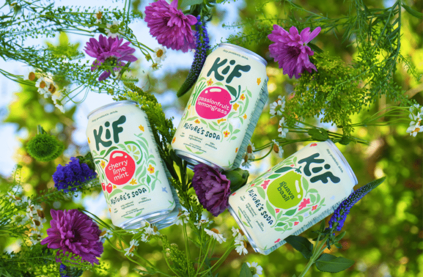 Kif’s Playful Cans Turn Your Probiotic Fix Into a Backyard Garden Party