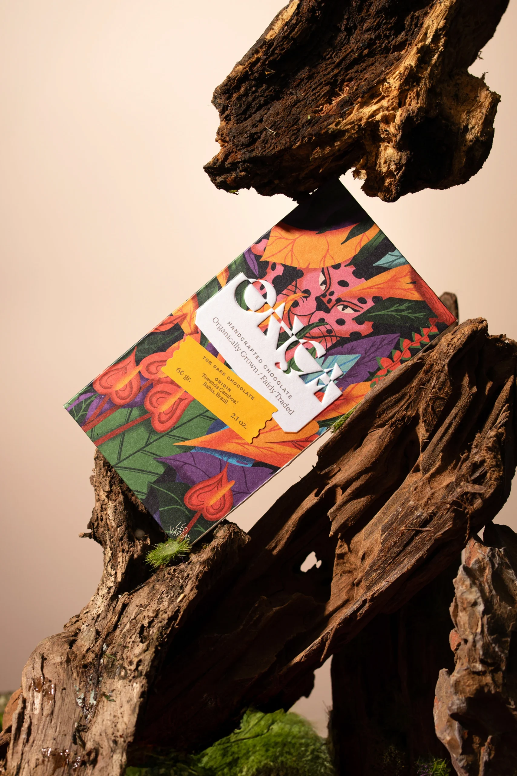 Onca 25 Delivers Wild Elegance With Every Chocolate Bar Wrapper