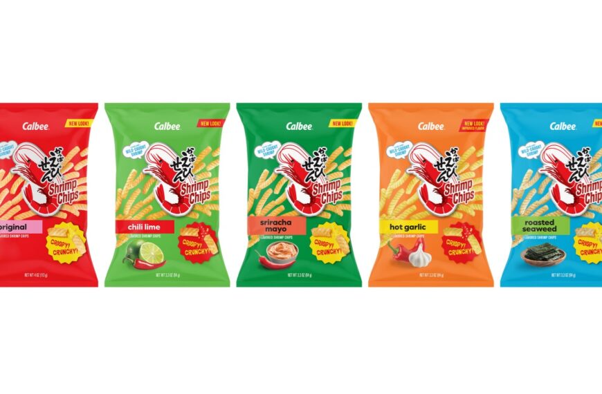 Calbee Shrimp Chips unveils packaging refresh