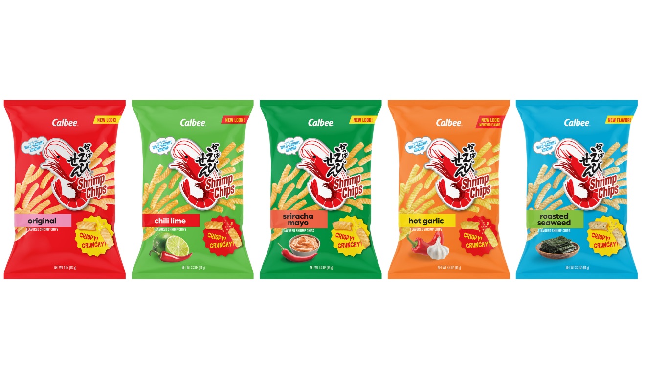 Calbee Shrimp Chips unveils packaging refresh