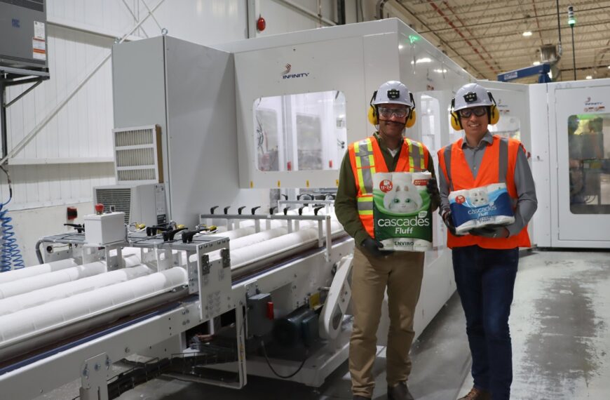 Cascades announces over $2.54m investment to enhance tissue plant in Canada