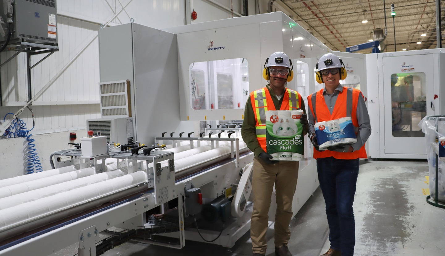 Cascades announces over $2.54m investment to enhance tissue plant in Canada