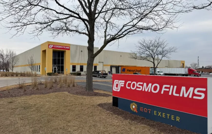 Cosmo Films Expands US Operations with Installation of High-Speed Slitter
