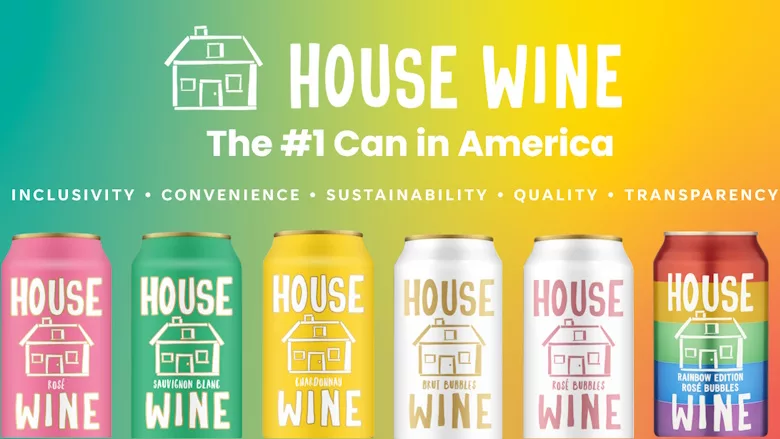 House Wine Introduces Vibrant Kodachrome Can Packaging